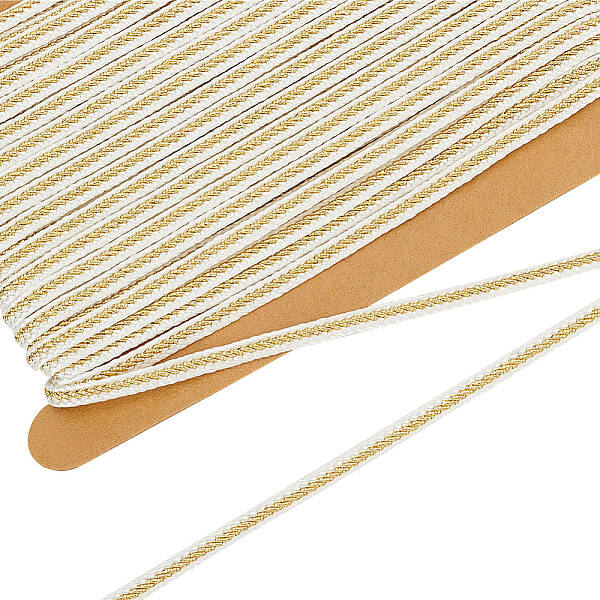Nylon Metallic Braided Ribbon