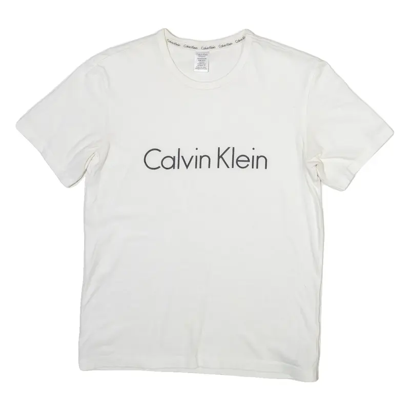 CALVIN KLEIN Sleepwear Mens T-Shirt White XS
