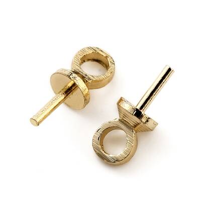 Brass Peg Bails Pendants