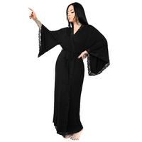 Bathory Dressing Robe - Black
