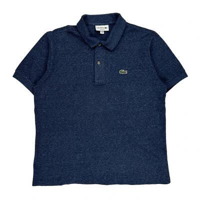 Lacoste Polo Shirt - Medium Blue Cotton | Size: medium