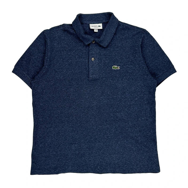 Lacoste Polo Shirt - Medium Blue Cotton | Size: medium