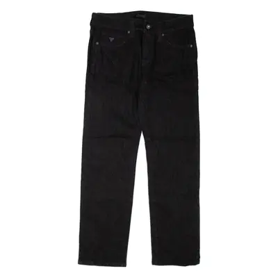 GUESS Womens Jeans Black Regular Straight W30 L29