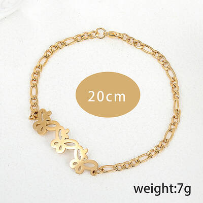 Stainless Steel Figaro Chains Bracelets