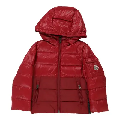Age 2 Moncler Puffer - 2XS Red Down And Feather