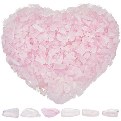 500G Natural Rose Quartz Chip Beads