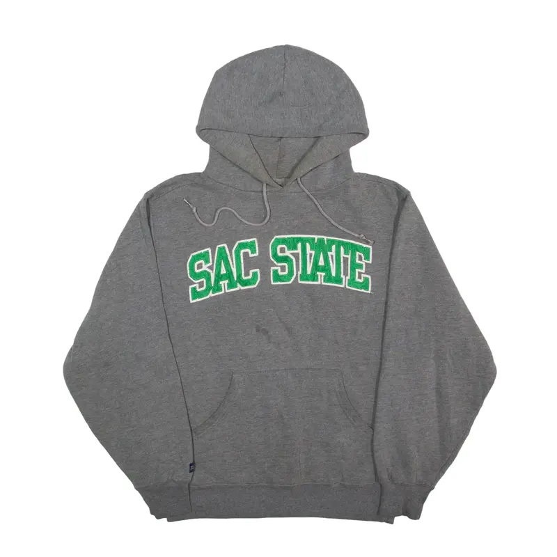 JANSPORT SAC State USA Hoodie Grey Pullover Mens S