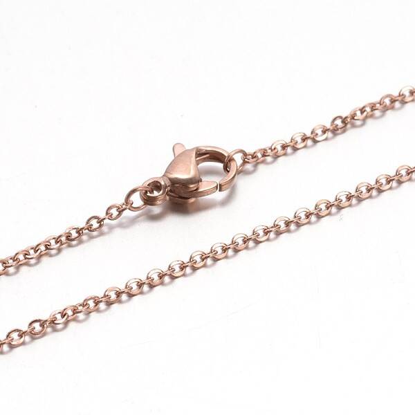 304 Stainless Steel Cable Chain Necklaces