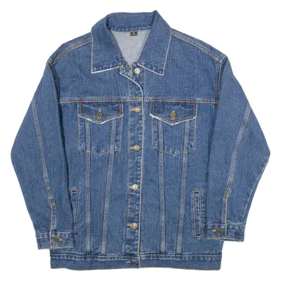 ROYALCHEESE Womens Denim Jacket Blue M