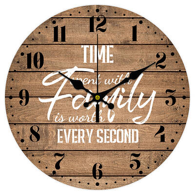 MDF Printed Wall Clock
