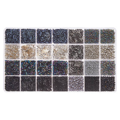 280g 28 Styles Glass Seed Beads