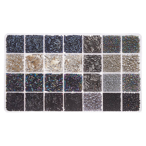 280g 28 Styles Glass Seed Beads