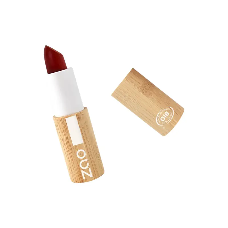Zao Make Up Cocoon Lipstick, 413 Bordeaux (3.50 G)
