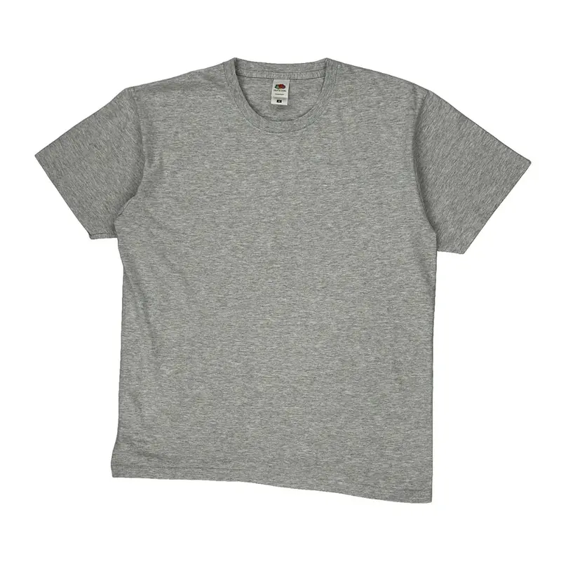 Fruit Of The Loom T-Shirt - Medium Grey Cotton