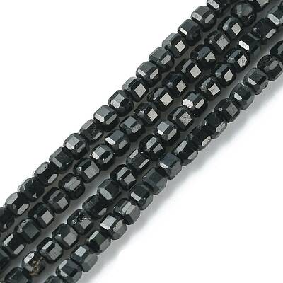 Natural Black Tourmaline Beads Strands