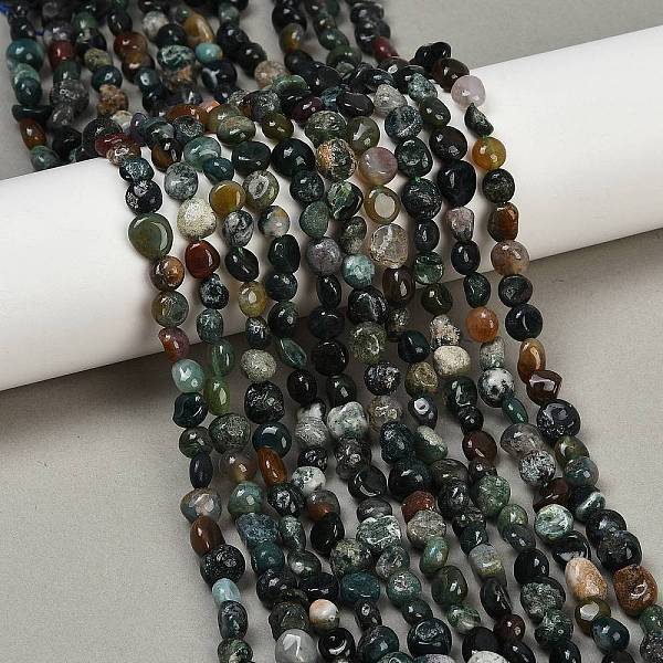 Natural Indian Agate Beads Strands