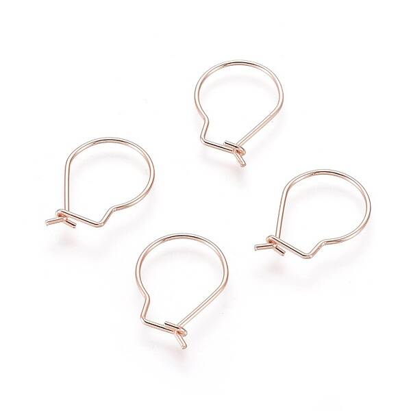 304 Stainless Steel Hoop Earrings Findings