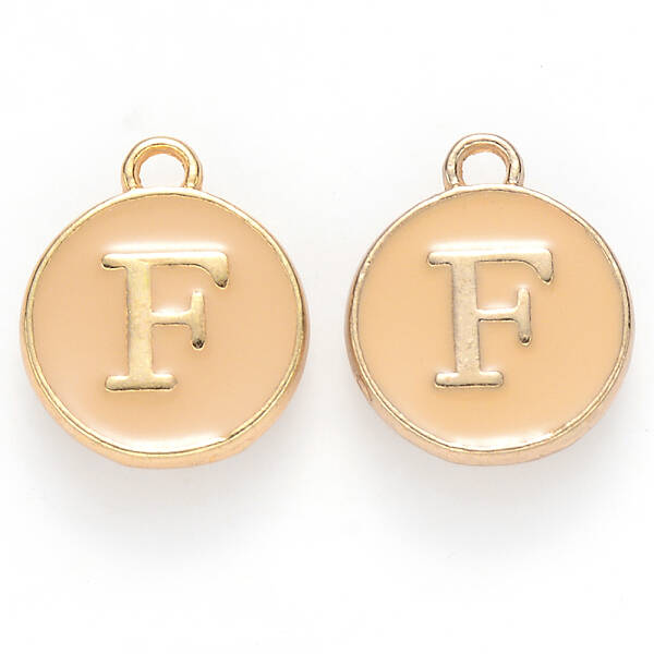 Golden Plated Alloy Enamel Charms