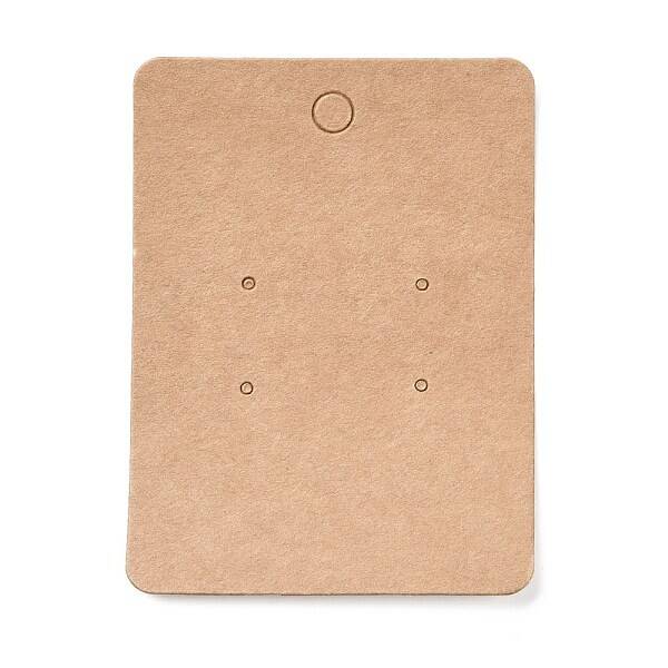 Blank Kraft Paper Earring Display Cards