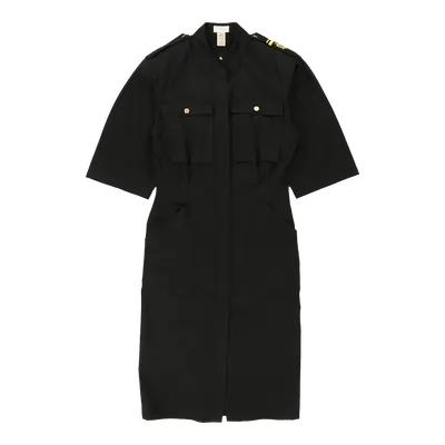 Les Copains Shirt Dress - Medium Black Cotton | Size: medium