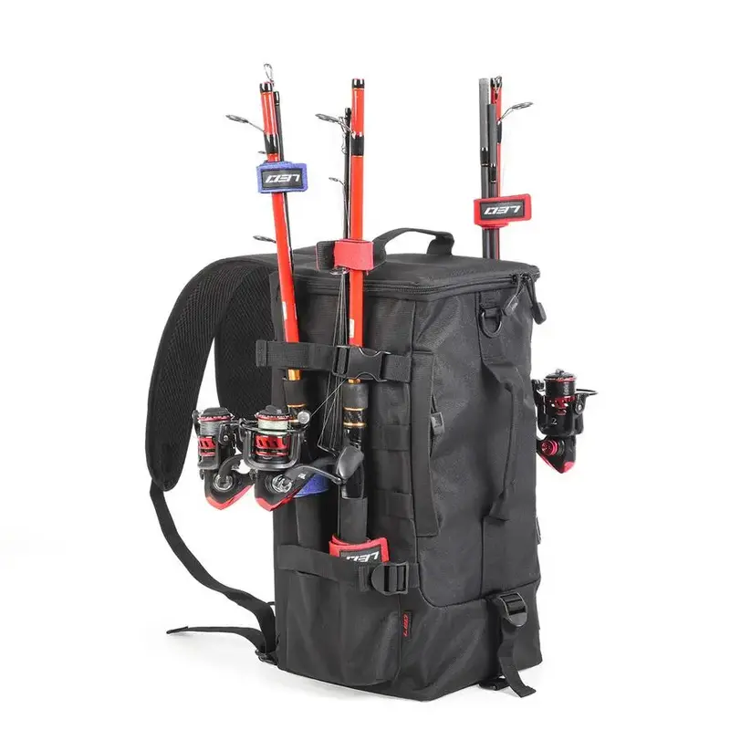 Fishing Tackle Bag, Portable Fishing Gear Storage Bag, Father's Day Gift Shoulder Backpack Sling Bag for Salt Water Fishing, ...