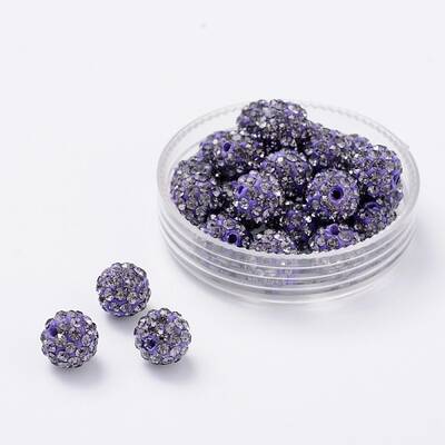 Pave Disco Ball Beads