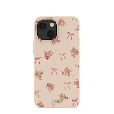 Seashell Roses and Bows iPhone 13 Mini Case