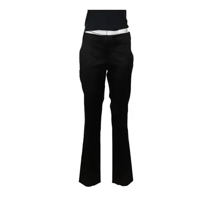 Dolce & Gabbana Trousers - 36W UK 14 Black Cotton Blend