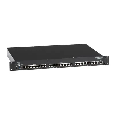 Black Box NBSALL8MGR | 8 x Ports 1000Base-T RJ-45 1U Rack-mountable Layer 2 Gang Switch