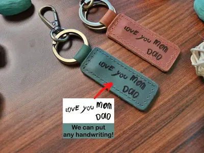 Handwriting Keychain