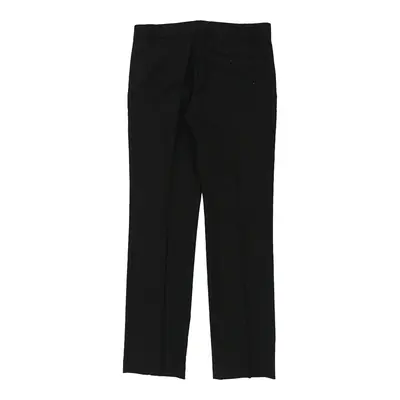 Paul Smith Trousers - 34W UK 14 Black Wool Blend