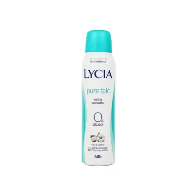 Lycia Pure Talc Spray Deodorant 150 Ml