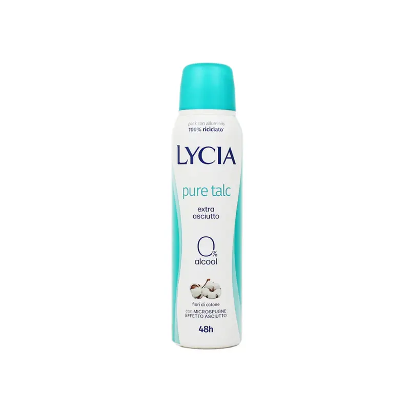 Lycia Pure Talc Spray Deodorant 150 Ml