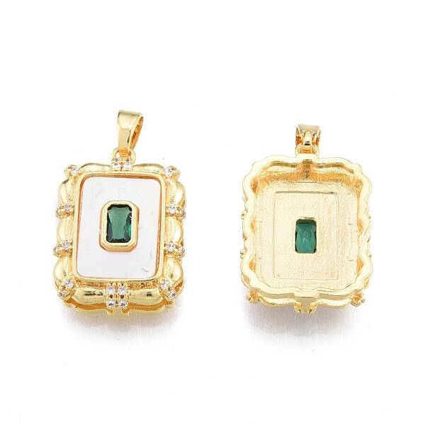 Synthetic White Shell Pendants