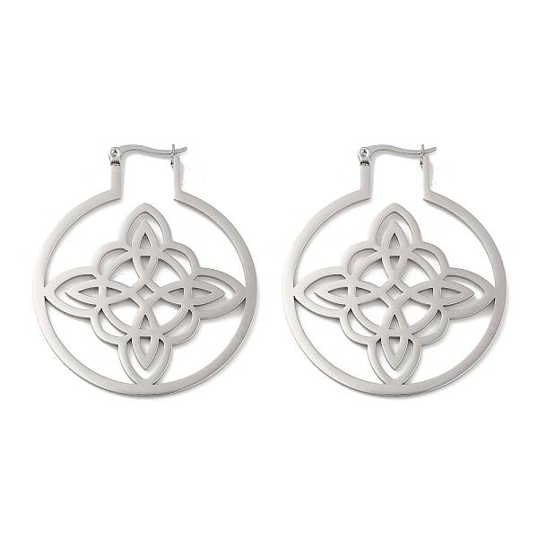Non-Tarnish 304 Stainless Steel Hoop Earrings