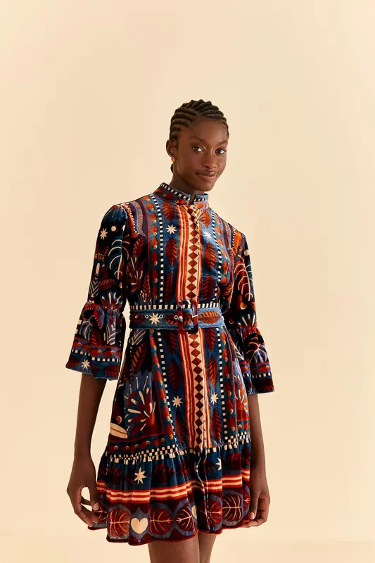 Dress Nature Beauty B 312200 Nature-Beauty-Blue | Color: NATURE BEAUTY BLUE | Size: XS