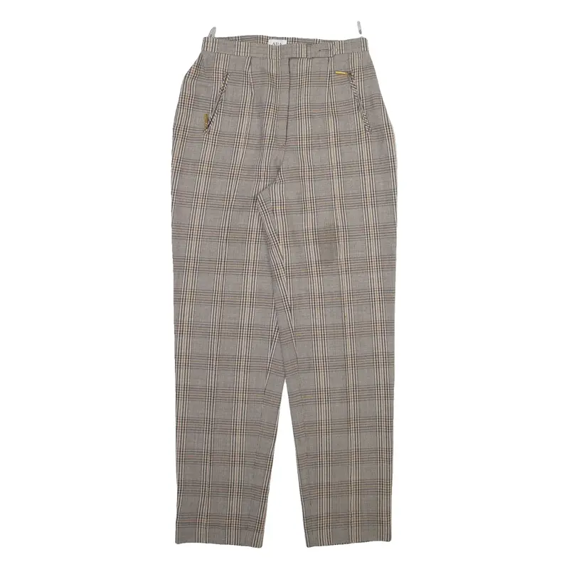 ARA Womens Trousers Beige Relaxed Tapered Wool W26 L30