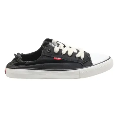 LEVI'S Low Top Trainers Orange Canvas Womens UK 6