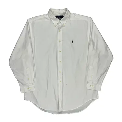 Yarmouth Ralph Lauren Shirt - XL White Cotton