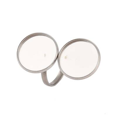 Non-Tarnish 304 Stainless Steel Open Cuff Ring Findings