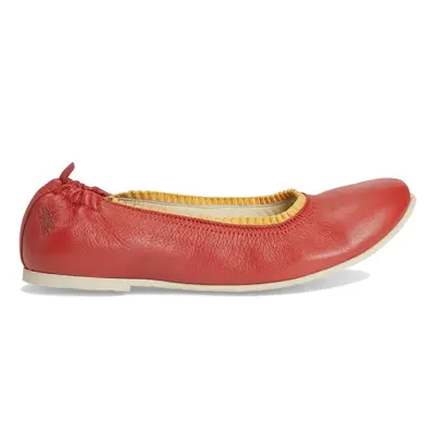 Fly London GOIL222FLY Mousse Leather Women's Slip On Shoes - Devil Red Yellow - Size:US 9-9.5 Women