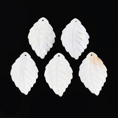 Natural Freshwater Shell Carved Big Pendants