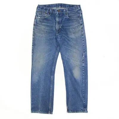 CARHARTT Jeans Blue Denim Regular Straight Stone Wash Mens W34 L30