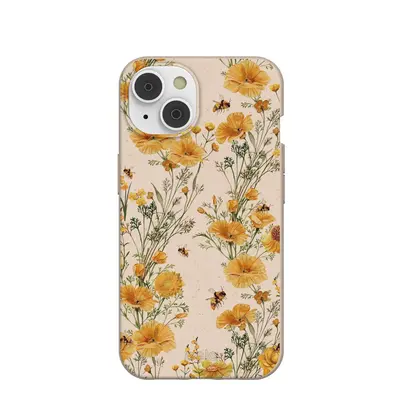 Seashell Vintage Bee iPhone 14/16e Case