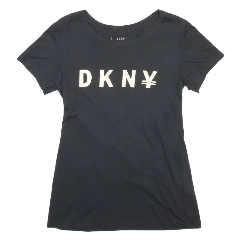 DKNY Womens T-Shirt Black S