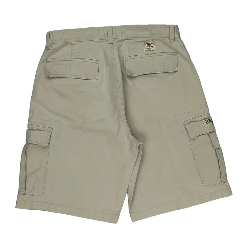 U.S. Polo Assn. Cargo Shorts - 34? Waist Beige Cotton