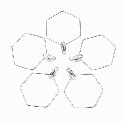 Tarnish Resistant 304 Stainless Steel Wire Pendants