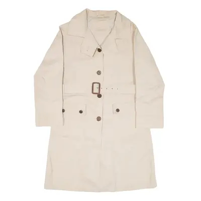 LACOSTE Womens Trench Coat Beige S