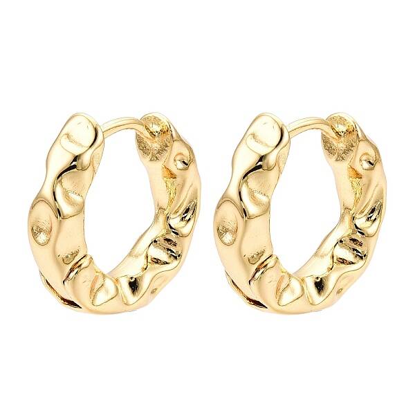 Ring Brass Hoop Earrings for Women