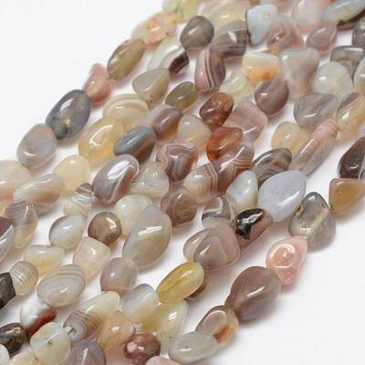 Natural Botswana Agate Beads Strands
